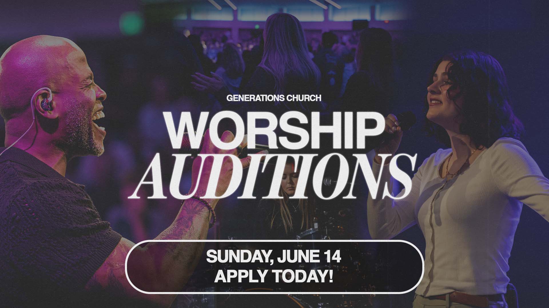 Auditions Apply Screen